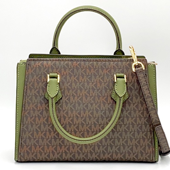 MICHAEL KORS HOPE MEDIUM MESSENGER EVERGREEN MULTI - Picture 4 of 16